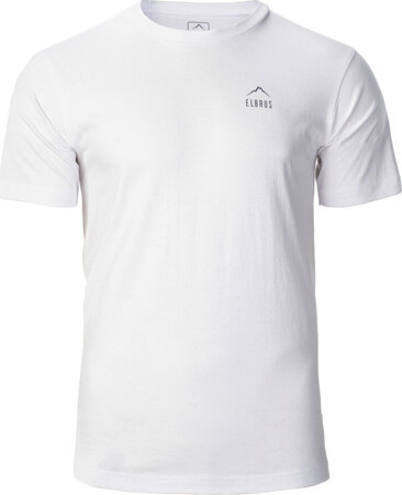 Męska koszulka z krótkim rękawem Elbrus Lukano biały rozmiar XL