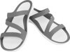 Klapki Crocs Swiftwater Sandal W szaro białe 203998 06X